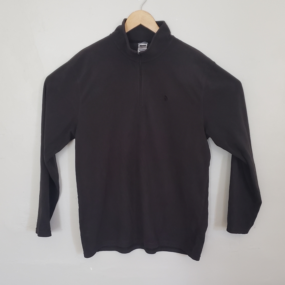 The North face fleece half zip Mens size XL